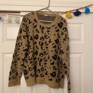 Leopard sweater